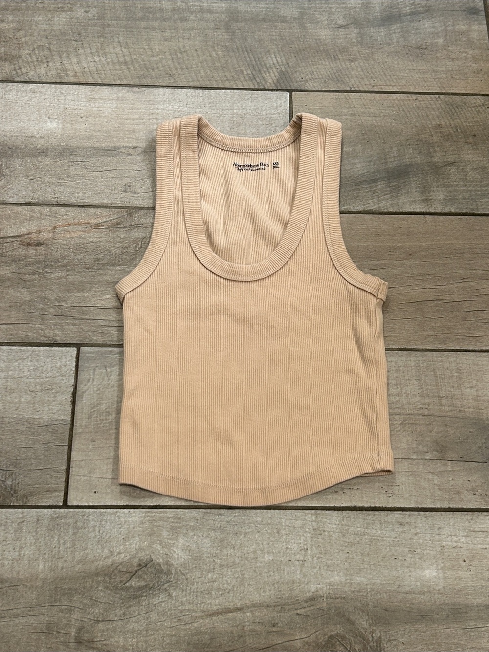 Abercrombie & Fitch Beige Tank Top